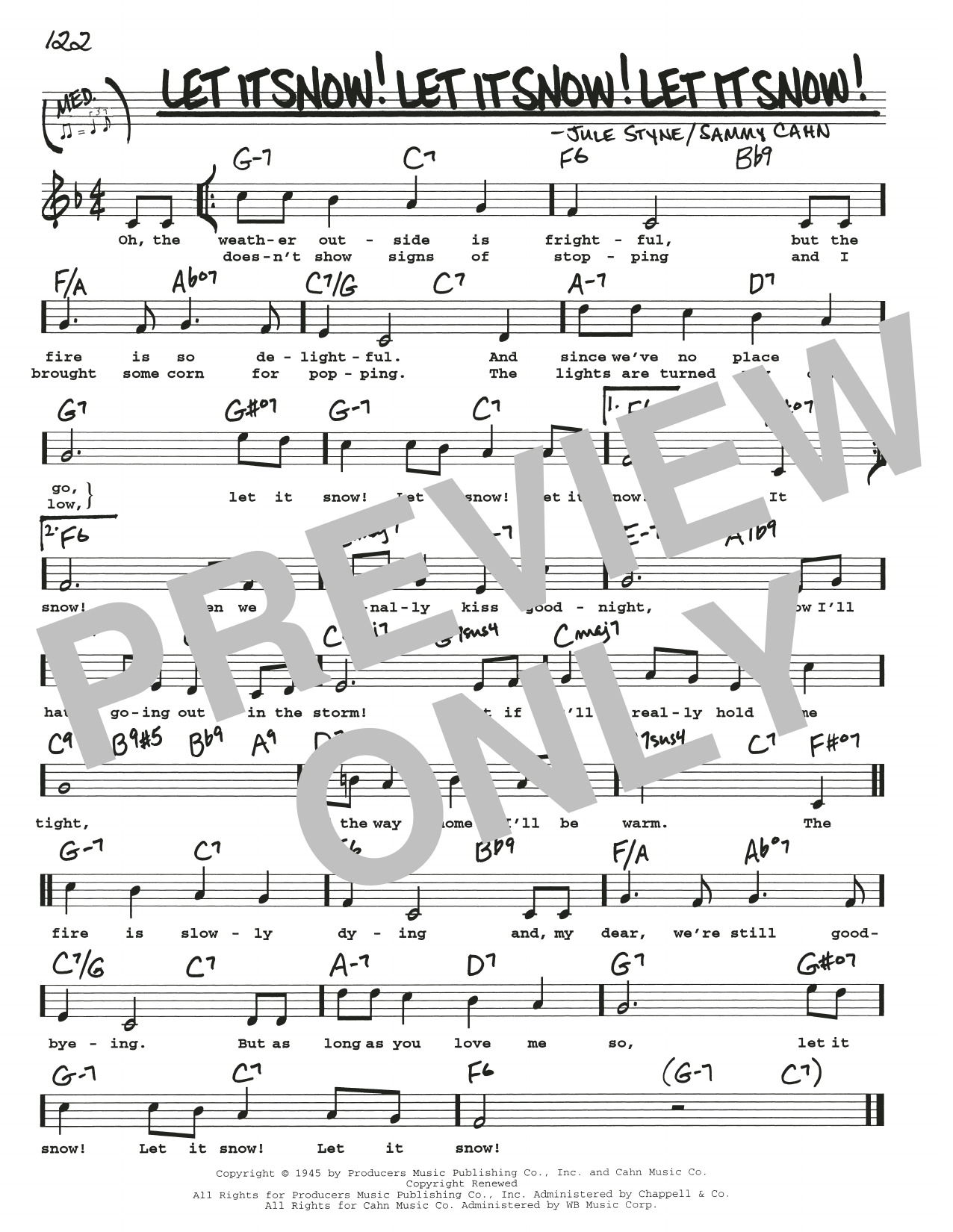 Product gallery: Page 1 of 1 Let It Snow! Let It Snow! Let It Snow!, Jule Styne