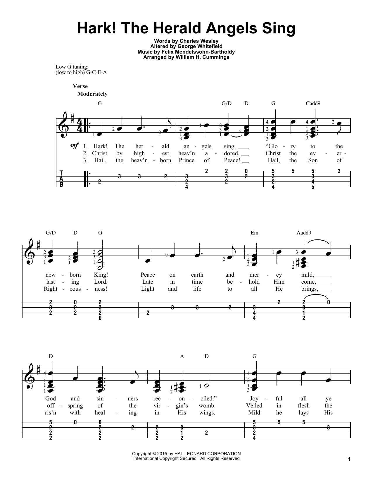 Product gallery: Page 1 of 1 Hark! The Herald Angels Sing, Felix Mendelssohn-Bartholdy