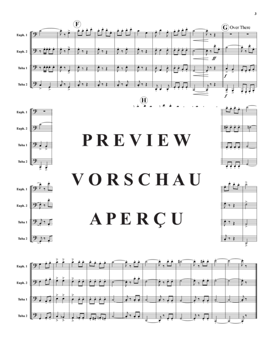 Product gallery: Page 4 of 16 Salute to George M. Cohan 4 Stücke , , (Tuba Quartet: 2x Baritone, 2xTuba)