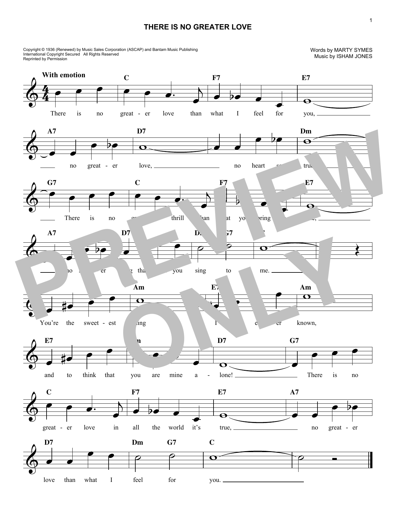 Produktbild zu: (There Is) No Greater Love