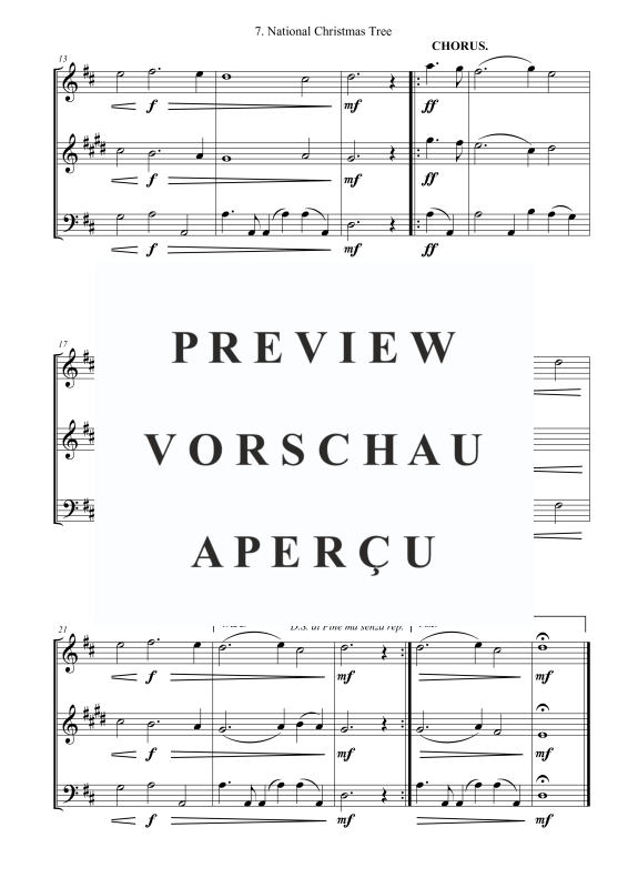 Produktgalerie: Seite 3 von 7 National Christmas Tree, , (Holzbläser Trio)