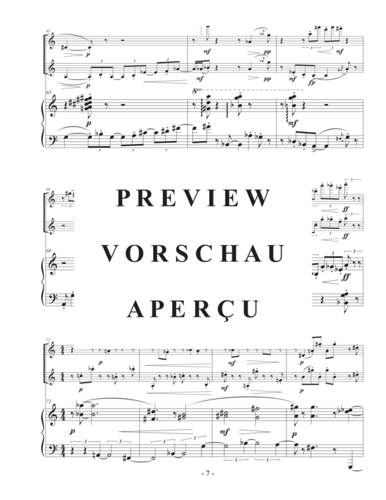 Product gallery: Page 9 of 20 Iridescence , , (flute, clarinet and piano)