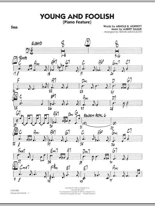 Produktgalerie: Seite 1 von 1 Young And Foolish - Bass, 