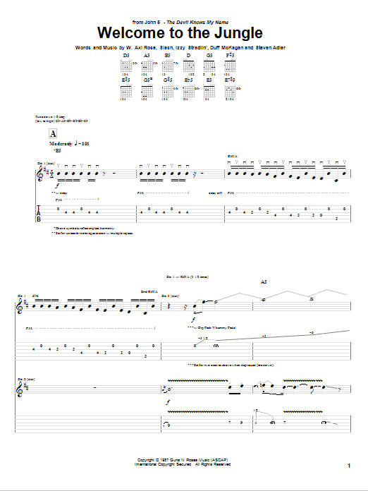 Produktgalerie: Seite 1 von 1 Welcome To The Jungle, John 5, Gitarre