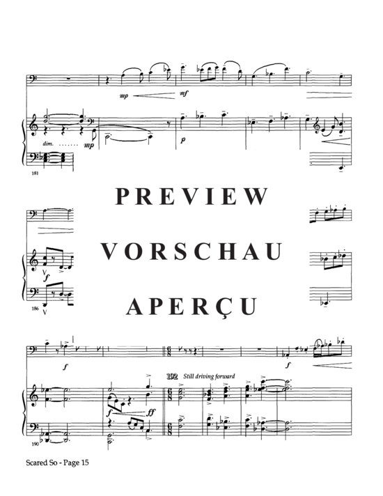Product gallery: Page 17 of 21 Concert Piece (Scared So) , ,  (euphonium + piano)