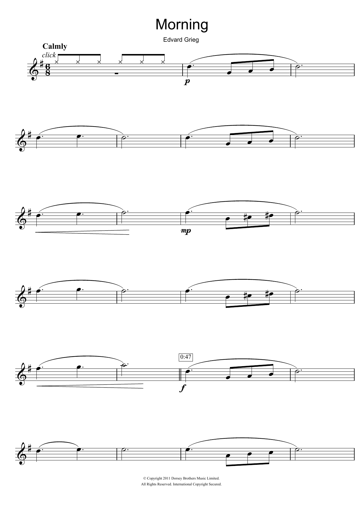 Product gallery: Page 1 of 1 Morning (from Peer Gynt Suite No.1), Edvard Grieg