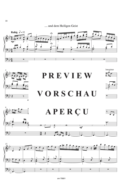 Product gallery: Page 11 of 16 Doxologie, 4 Sätze , , (Orgel Solo)