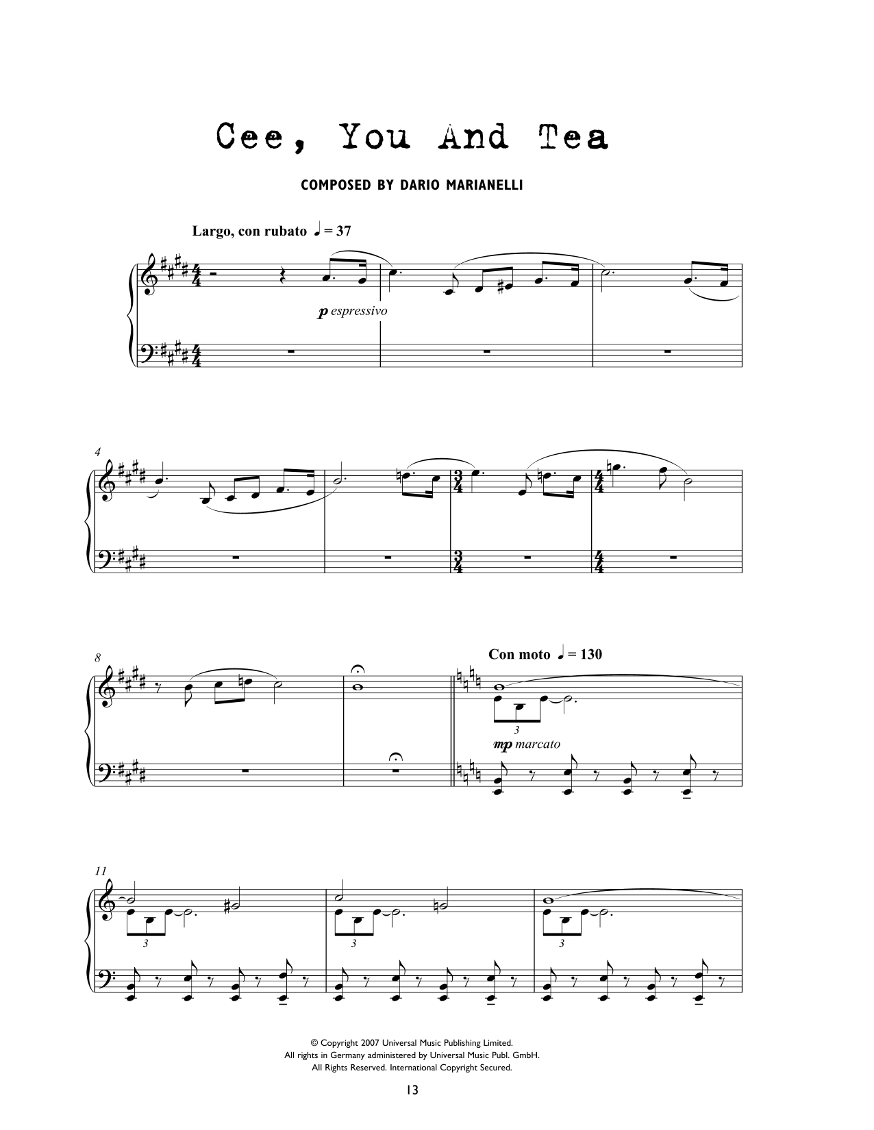 Product picture to: Cee, You And Tea (from Atonement)
