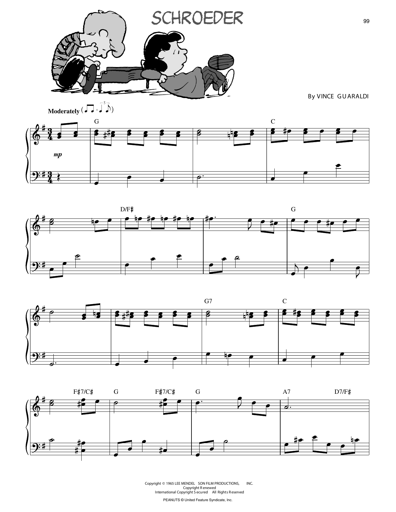 Produktgalerie: Seite 1 von 1 Schroeder, Vince Guaraldi, Klavier