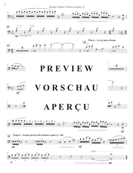 Product gallery: Page 13 of 21 Another Eupher´s Dream , , (Euphonium Ensemble 8 parts)