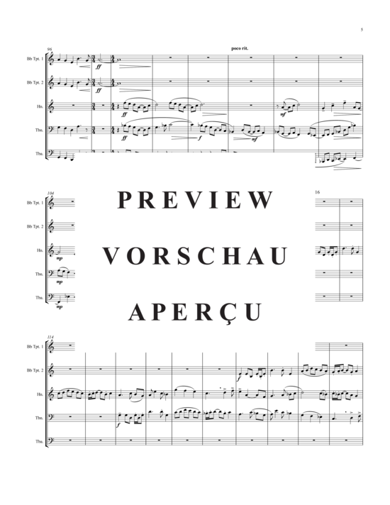 Produktgalerie: Seite 6 von 21 Sinfonietta , , (Blechbläserquintett)