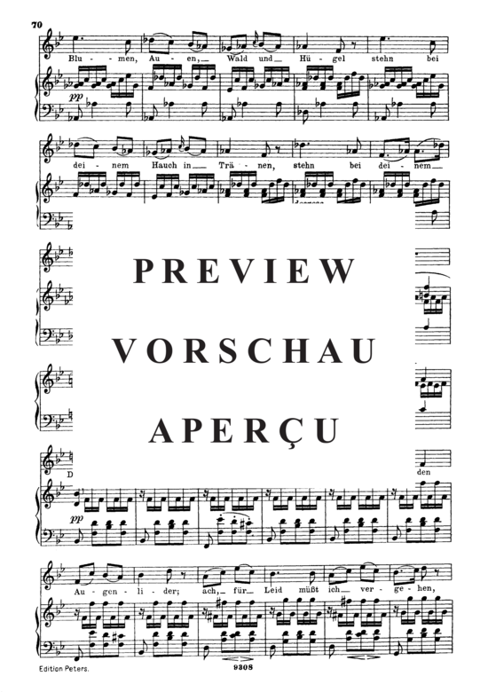 Product gallery: Page 4 of 8 Suleika II, D.717 Ach, um deine feuchten Schwingen, , High Voice and Piano