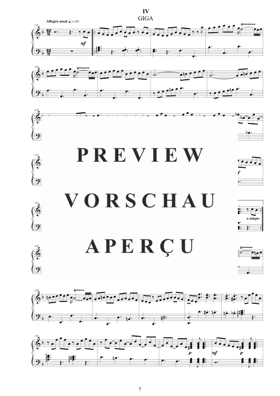 Produktgalerie: Seite 6 von 7 Cembalo Sonate Nr. 3 in F-Dur Op.1, , Cembalo/Klavier Solo