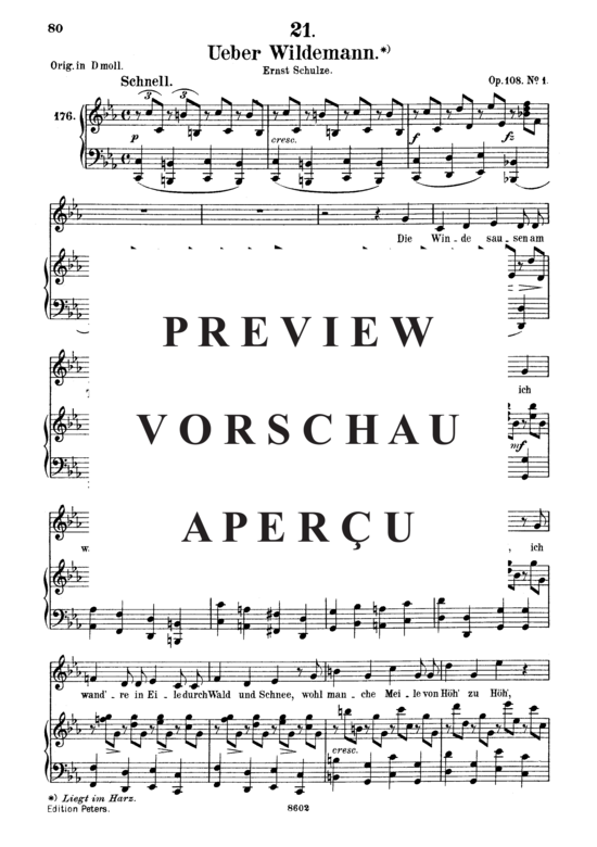 Product gallery: Page 2 of 5 Über Wildemann D.867, , Medium Voice and Piano