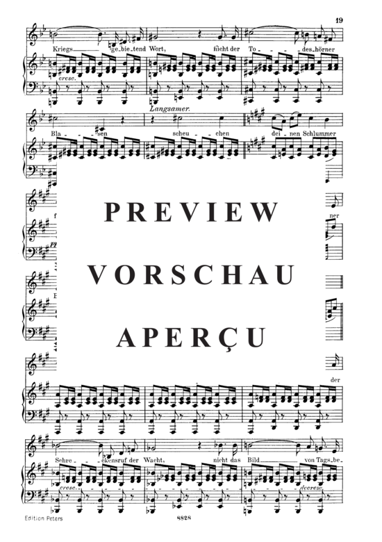 Product gallery: Page 3 of 7 Ellen's Gesang II, D.838, , Low Voice and Piano