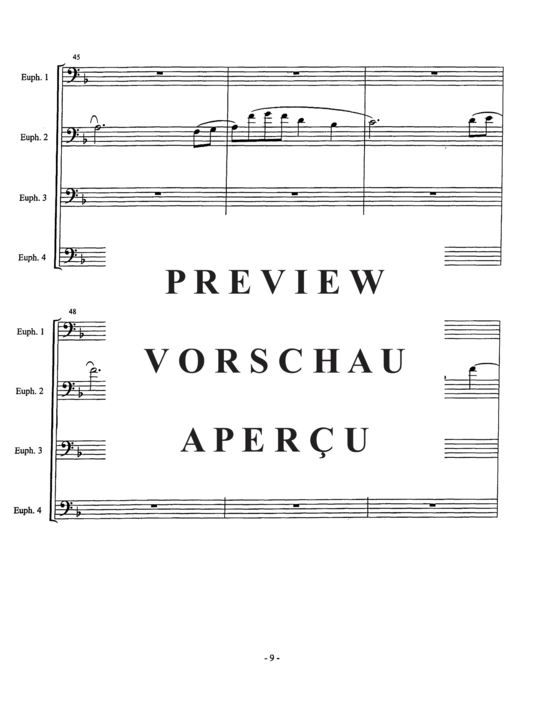 Product gallery: Page 12 of 21 Adagio , , (Euphonium/Tuba Quartet)