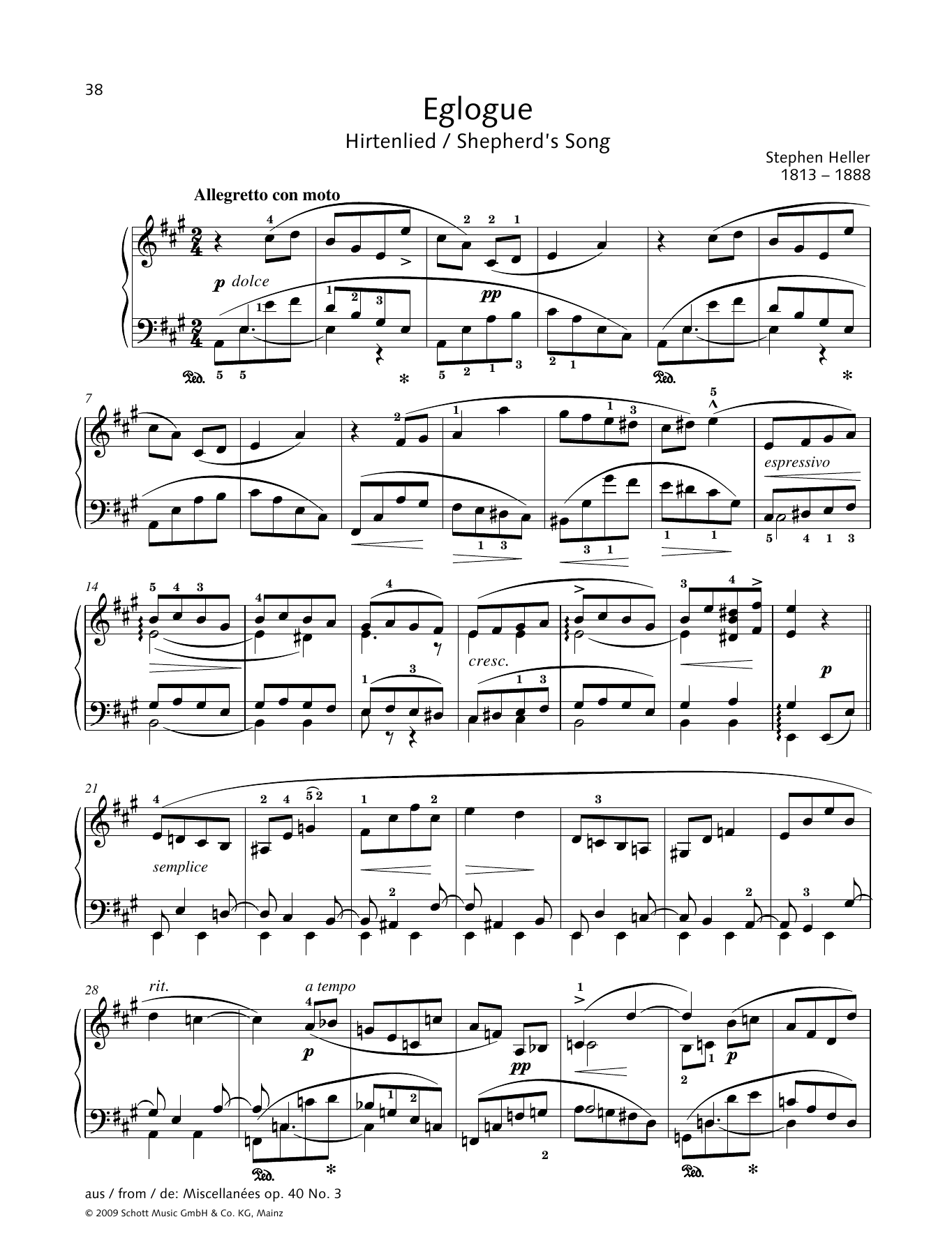 Product gallery: Page 1 of 1 Shepherd's Song, Stephen Heller