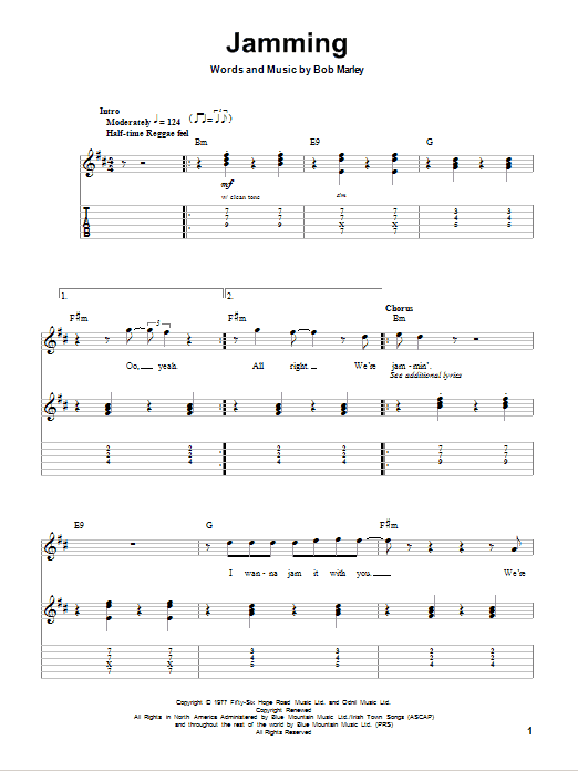 Produktgalerie: Seite 1 von 1 Jamming, Bob Marley, Gitarre