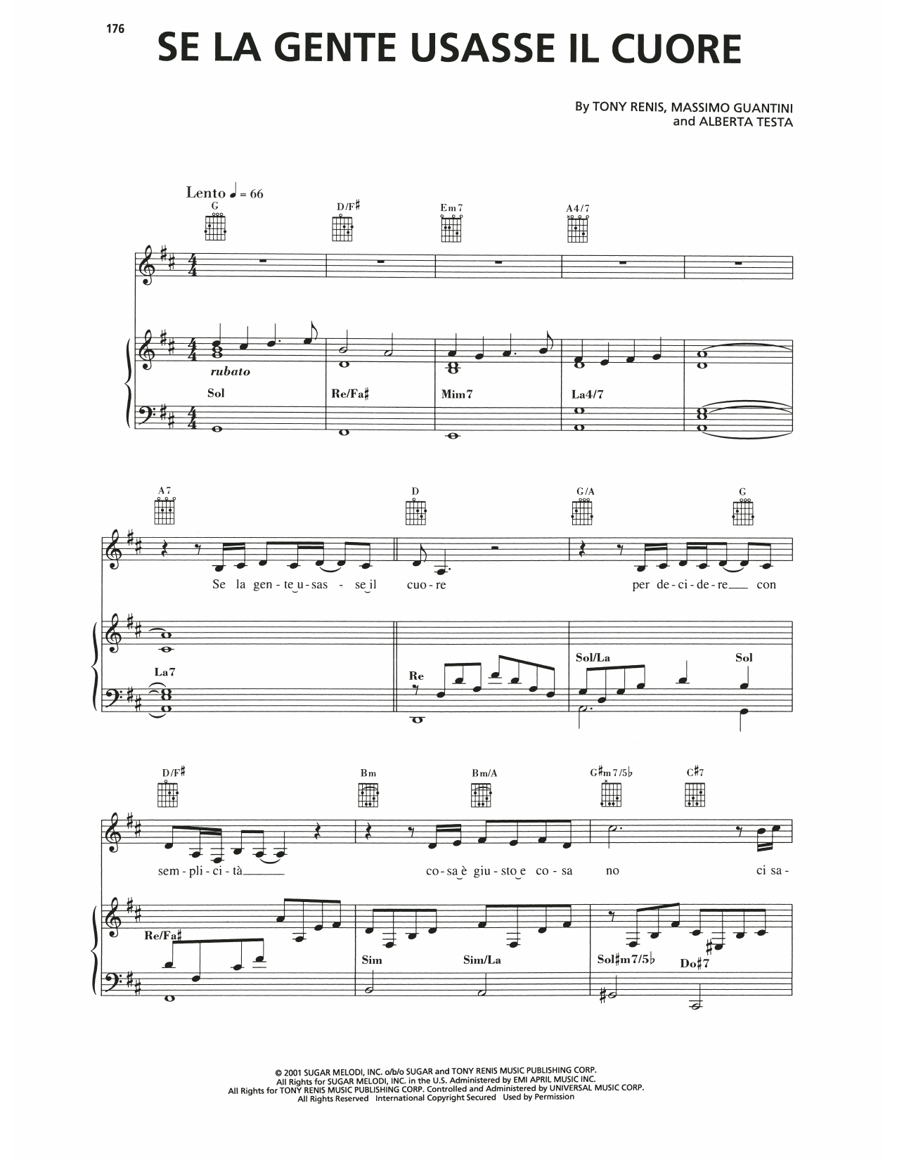 Produktgalerie: Seite 1 von 1 Se La Gente Usasse Il Cuore, Andrea Bocelli, Gesang, Gitarre, Klavier
