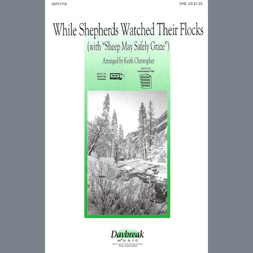 cover: While Shepherds Watched Their Flocks (with "Sheep May Safely Graze") (arr. Keith Christopher), George Frederick Handel, Chor