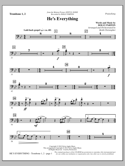 Produktbild zu: He's Everything - Trombone 1 & 2