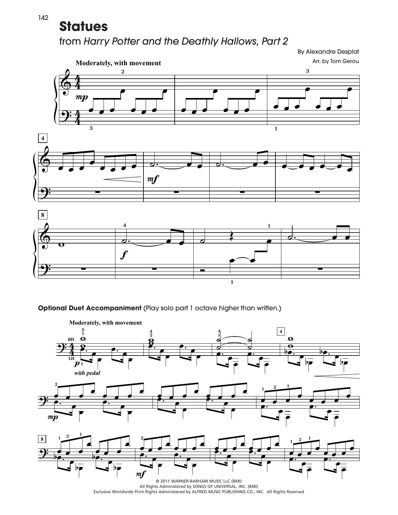 Produktbild zu: Statues (from Harry Potter) (arr. Tom Gerou)