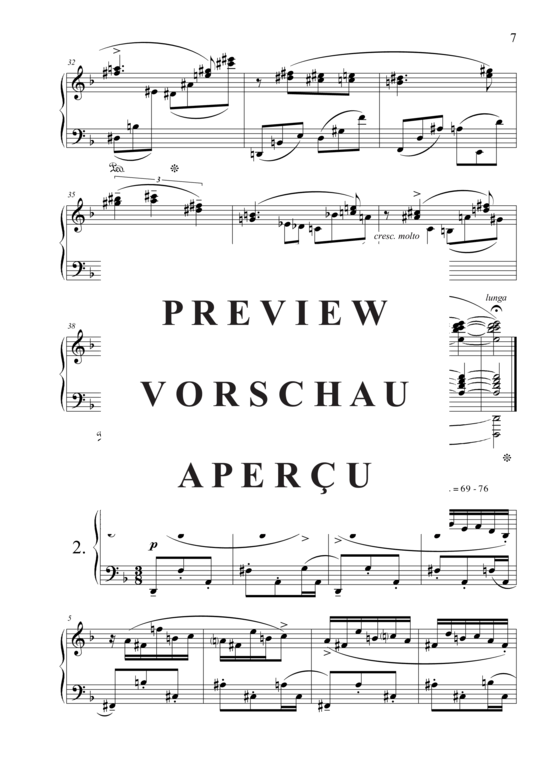Produktgalerie: Seite 4 von 21 7 Klavierstücke in d , , Klavier Solo