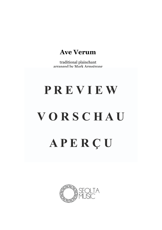 Produktgalerie: Seite 4 von 11 Ave verum, , Gemischter Chor