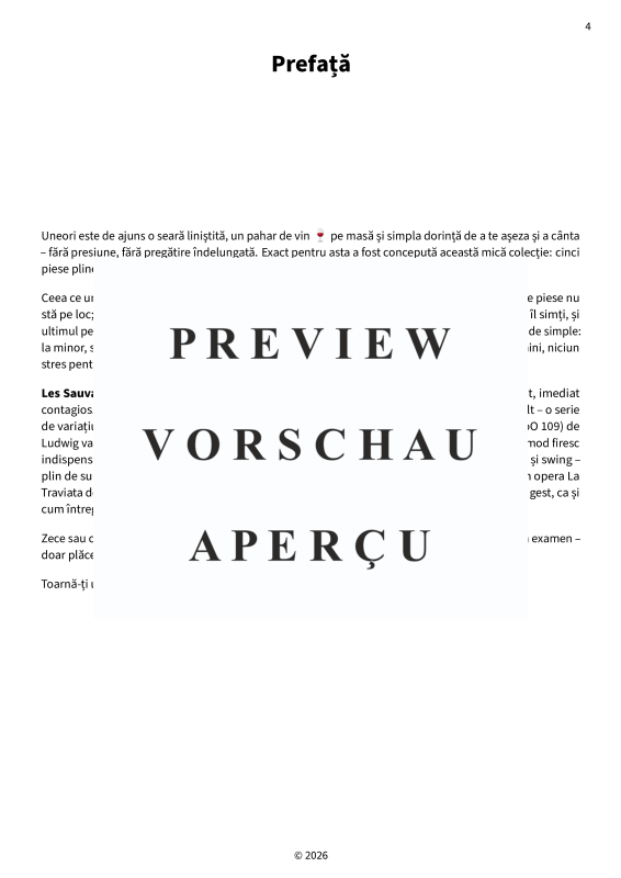 Produktgalerie: Seite 6 von 11 Dupa al doilea pahar - Clasice u?oare ?i reconfortante - pentru seri relaxate, , Klavier Solo