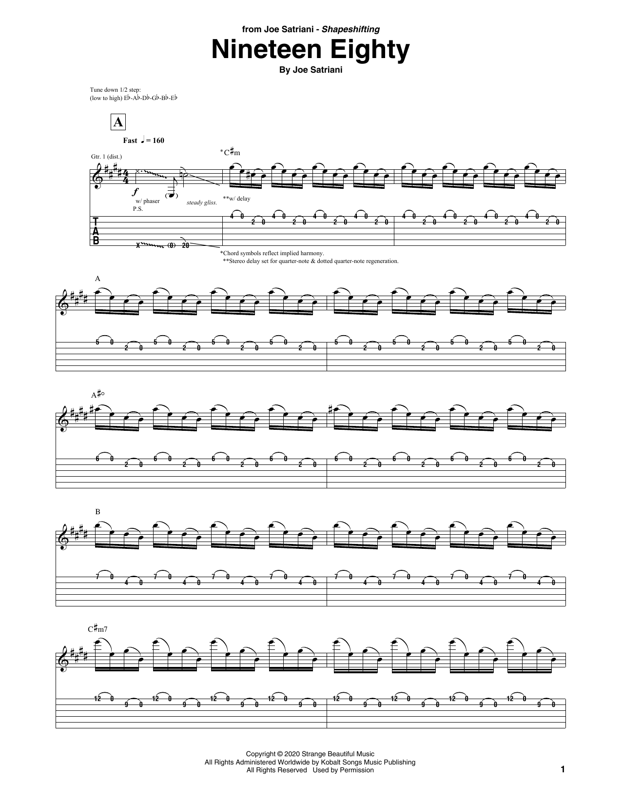 Produktgalerie: Seite 1 von 1 Nineteen Eighty, Joe Satriani, Gitarre