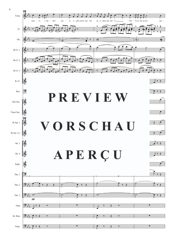 Produktgalerie: Seite 9 von 11 Vissi d'arte, , Sopran Solo und Concert Band