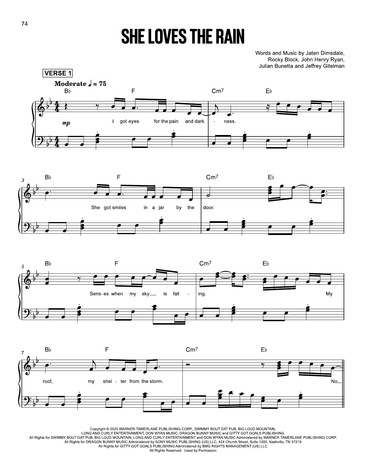 Produktgalerie: Seite 1 von 1 She Loves The Rain, Teddy Swims