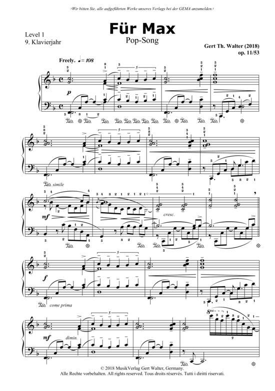 Produktbild zu: Für Max Gert Walter