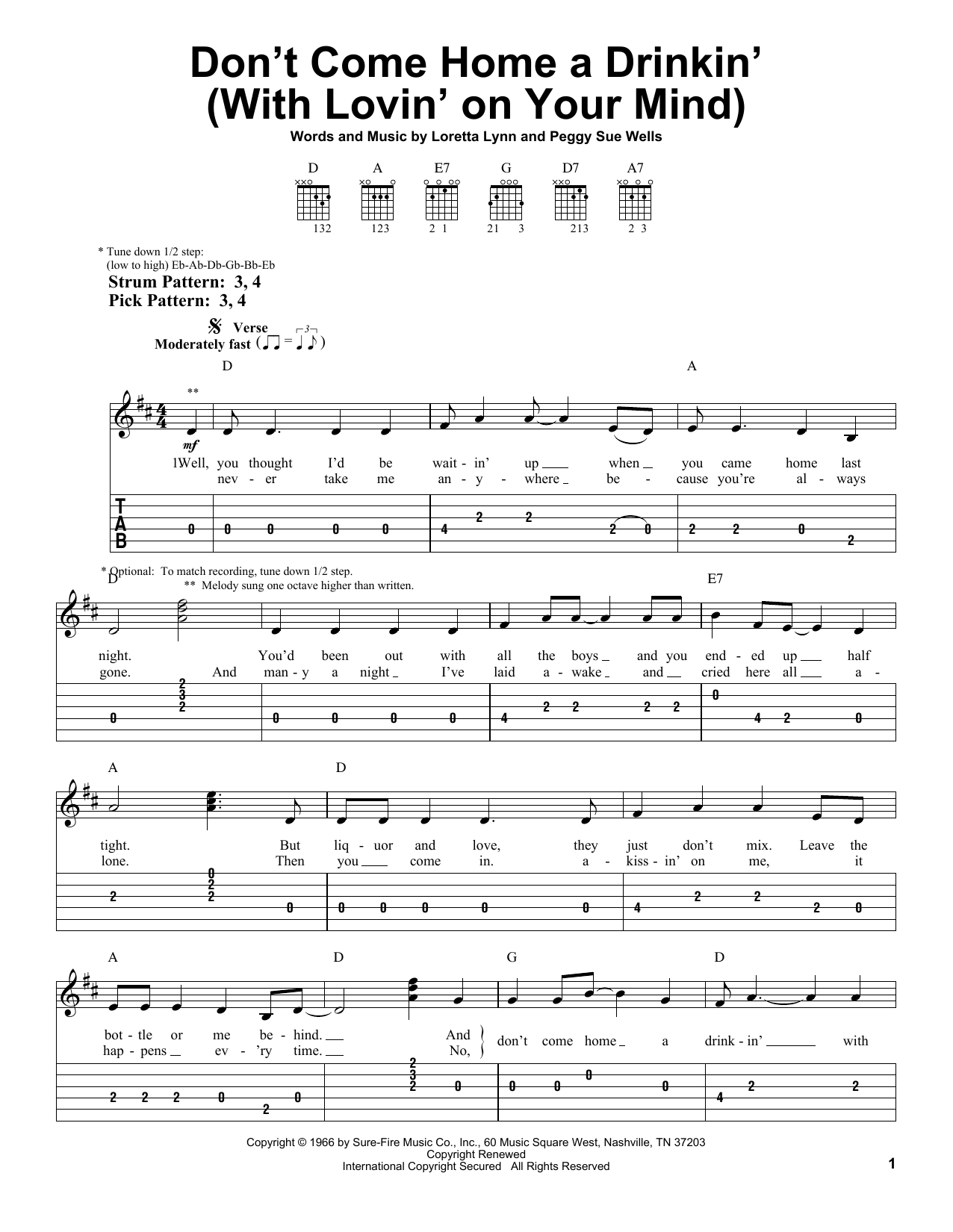 Produktbild zu: Don't Come Home A Drinkin' (With Lovin' On Your Mind)