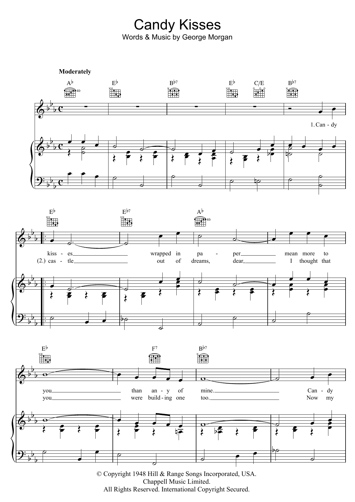 Produktgalerie: Seite 1 von 1 Candy Kisses, George Morgan, Gesang, Gitarre, Klavier