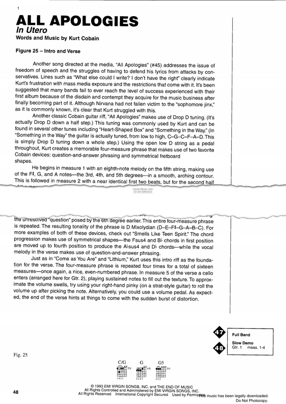 Product gallery: Page 1 of 1 All Apologies, Nirvana