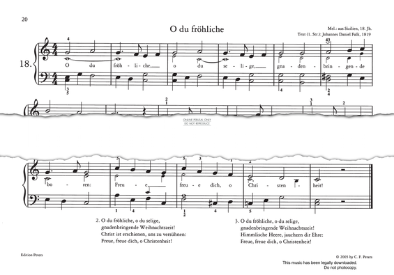 Produktgalerie: Seite 1 von 1 O Du Fröhliche, German Folk Song, Gesang, Klavier