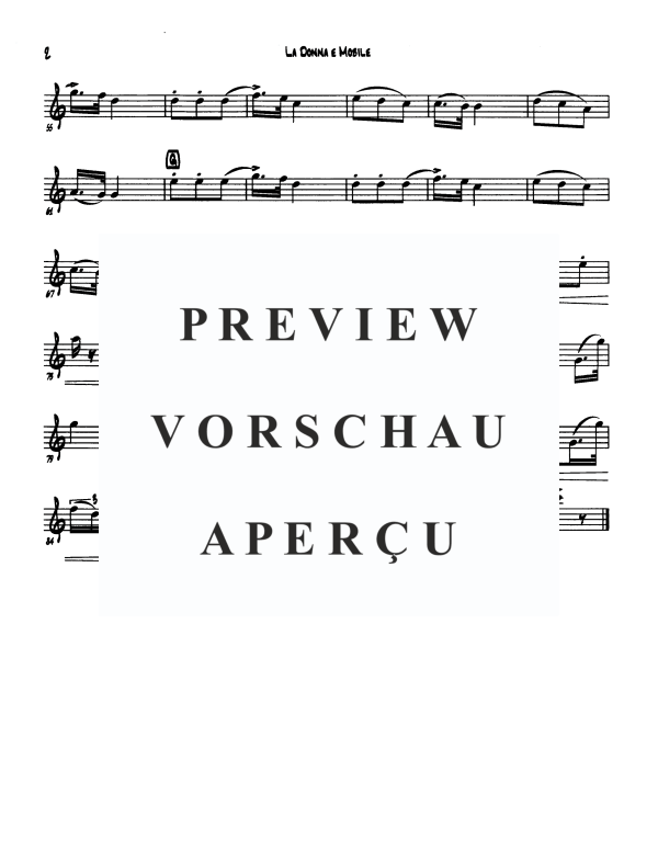 Product gallery: Page 10 of 11 La Donna Mobile, , Brass Quintet