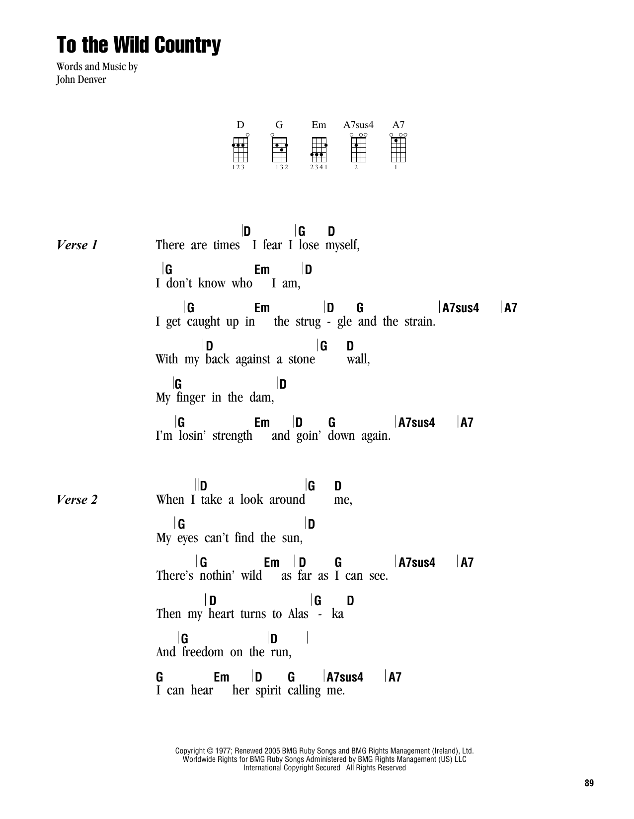 Product gallery: Page 1 of 1 To The Wild Country, John Denver