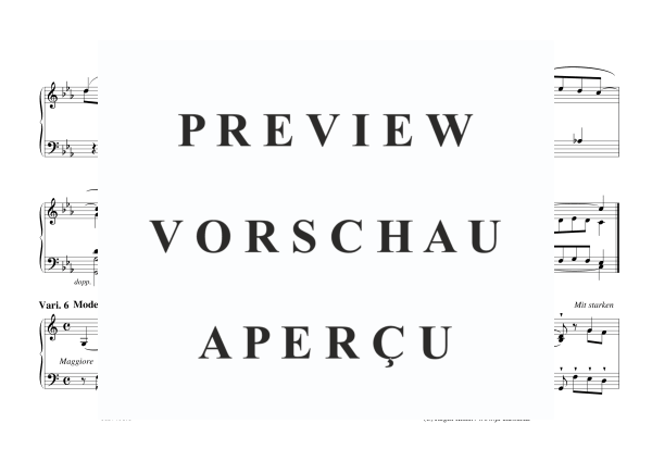 Produktgalerie: Seite 9 von 11 Andante mit 8 Variationen Op.70, , Orgel Solo