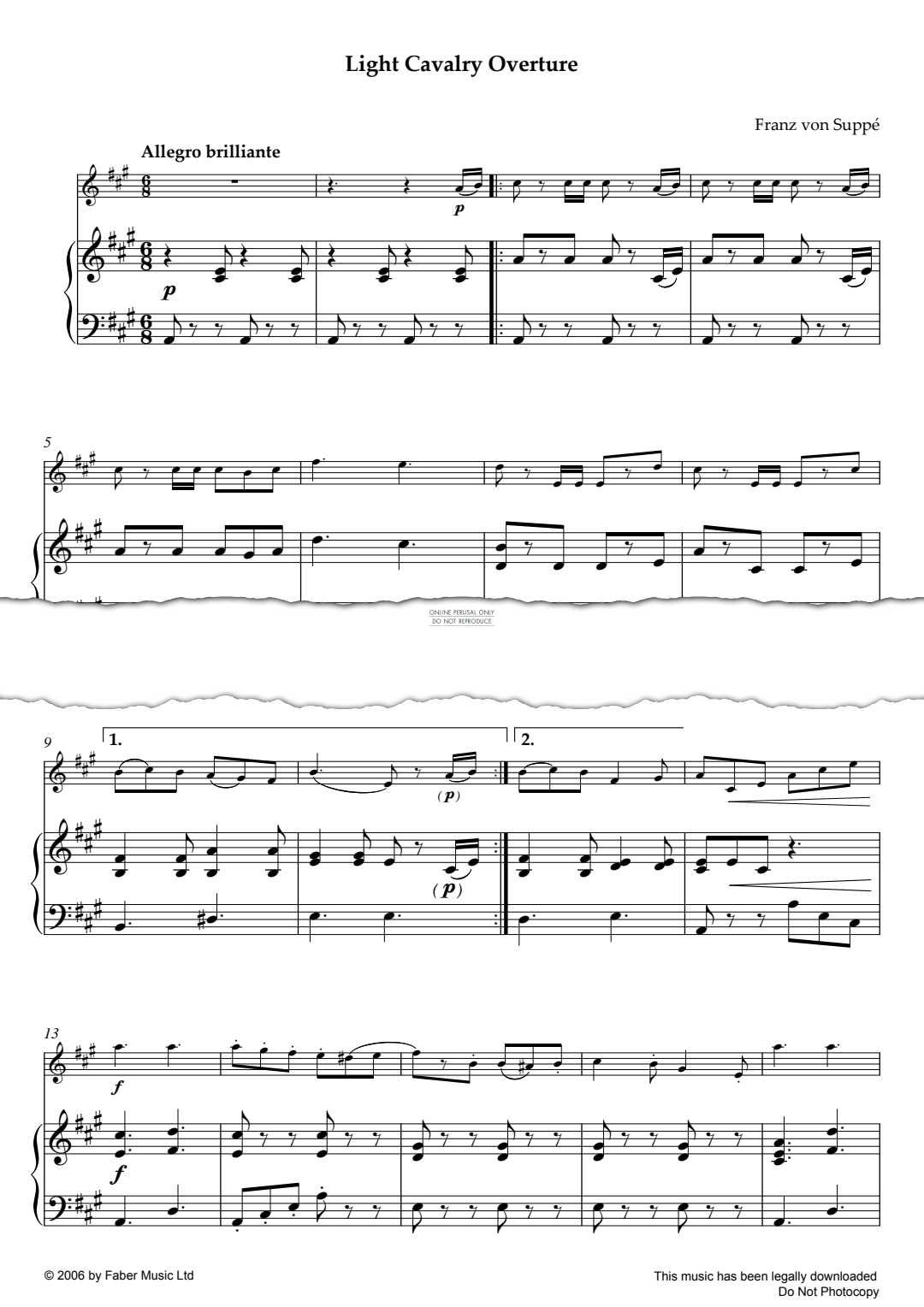 Product gallery: Page 1 of 1 Light Cavalry Overture, Franz Von Suppe