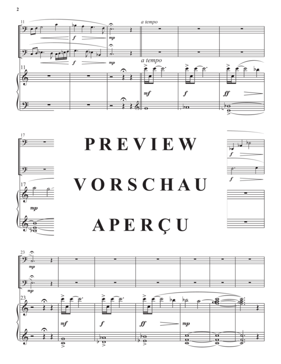 Product gallery: Page 4 of 15 Contours , , (Tuba Duet + Piano)