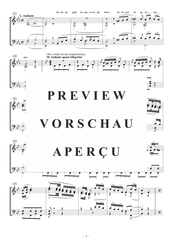 Produktgalerie: Seite 10 von 11 Potpourri aus C. M. v. Weber’s Oper Der Freischütz, , Posaunenchor