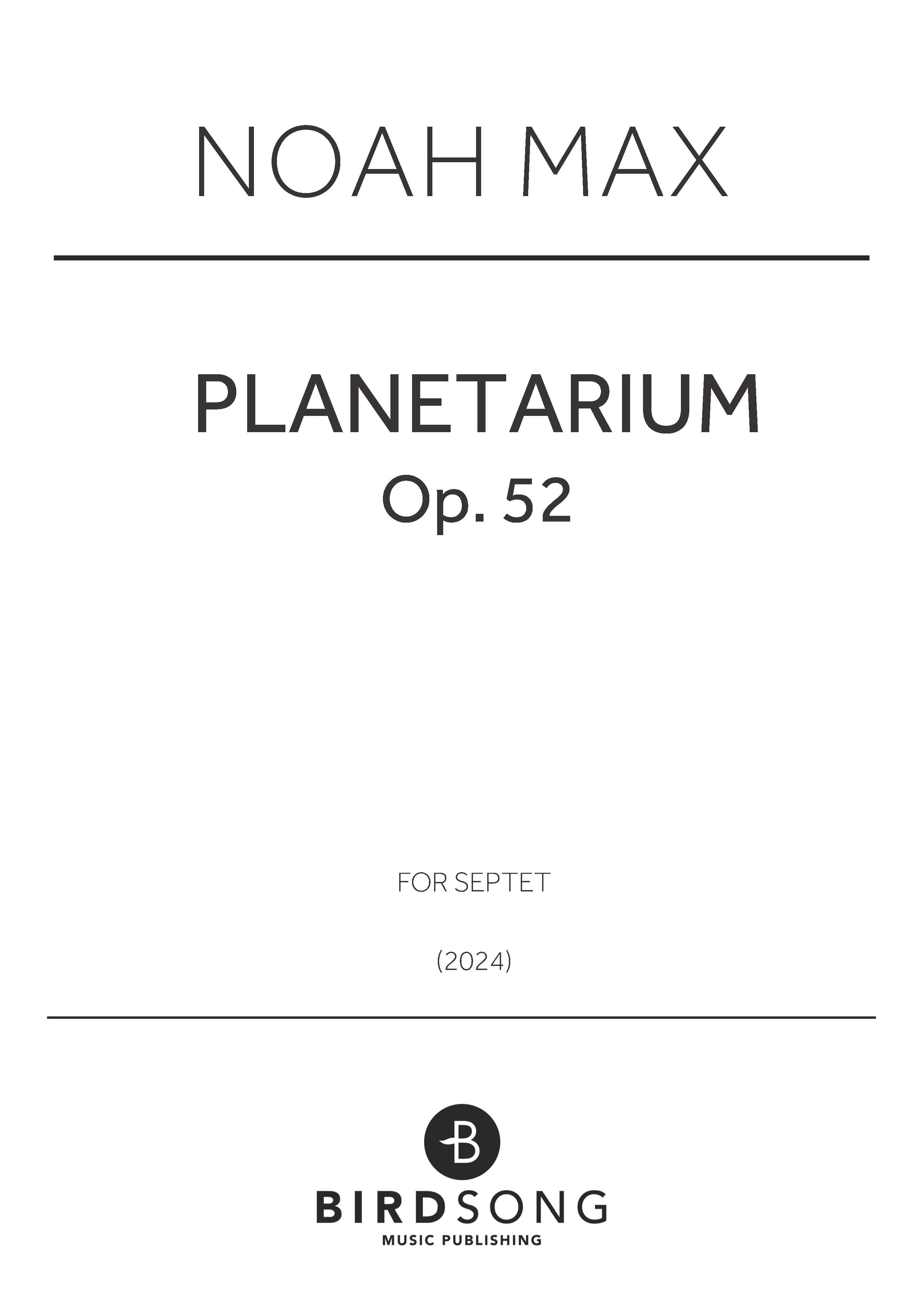 Produktbild zu: Planetarium