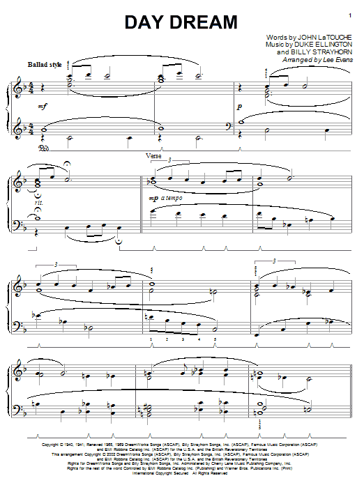 Product gallery: Page 1 of 1 Day Dream, Duke Ellington
