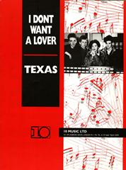 cover: I Don't Want A Lover, Texas, Gesang, Gitarre, Klavier