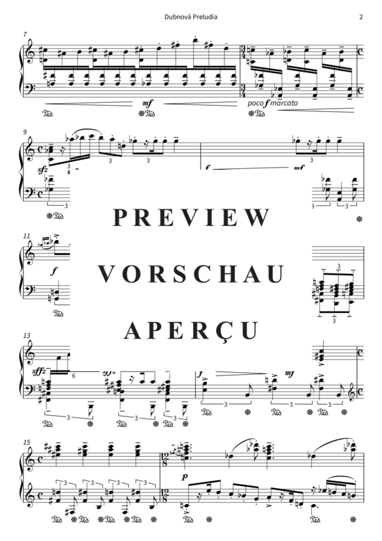 gallery: Dubnová Preludia - op. 13, No. 1, Allegro ma non troppo , , (Klavier Solo)