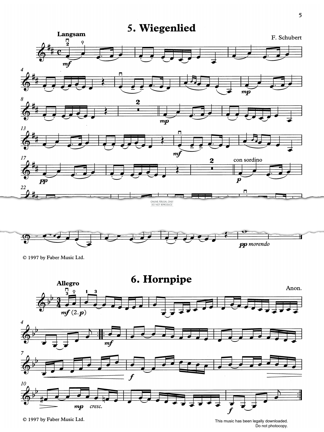 Produktgalerie: Seite 1 von 1 Hornpipe, Anon, Klavier, Violoncello