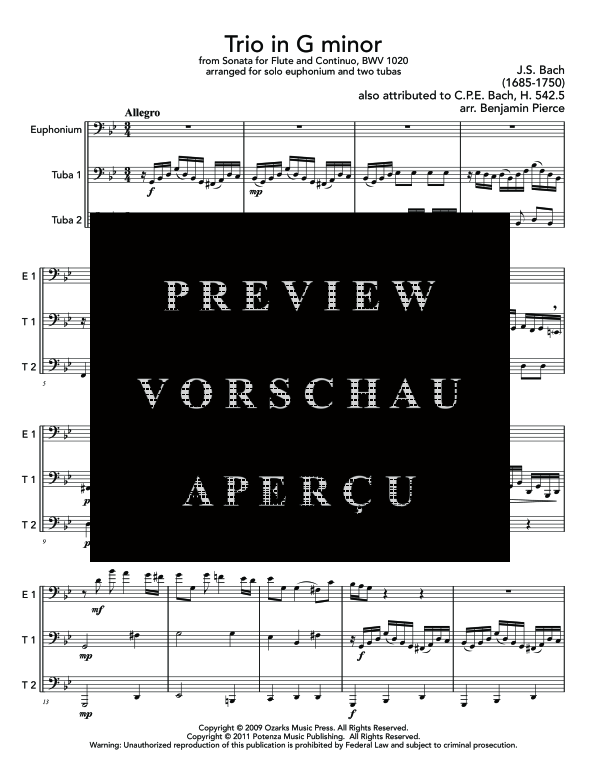 gallery: Sonata in G Minor, , (Tuba Trio ETT)