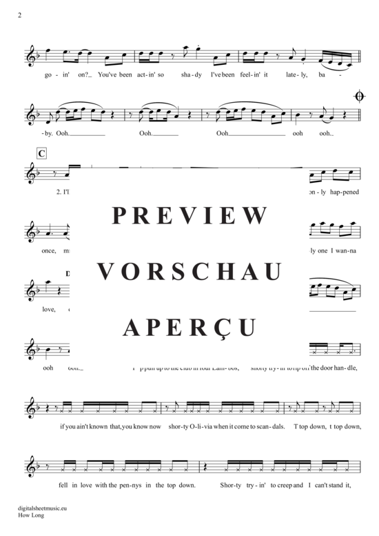 Produktgalerie: Seite 3 von 4 How Long , Puth, Charlie, (Oboe)